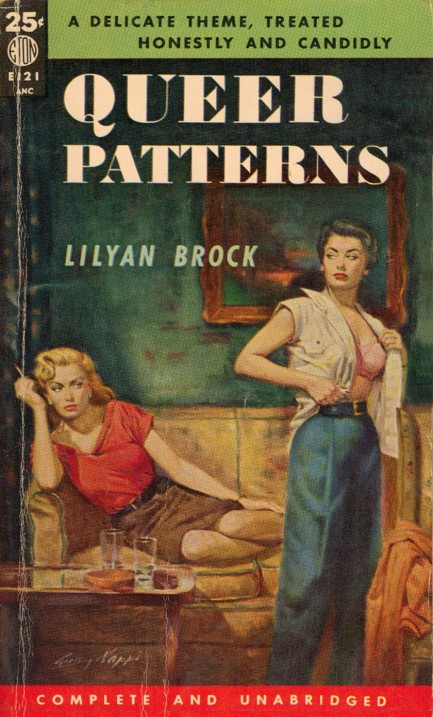lesbian pulp fiction cover - queer patterns
