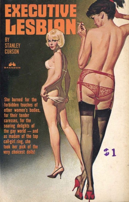 lesbian pulp fiction cover - executive lesbian