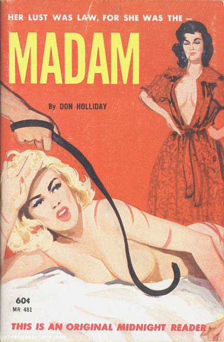 lesbian pulp fiction cover - madam